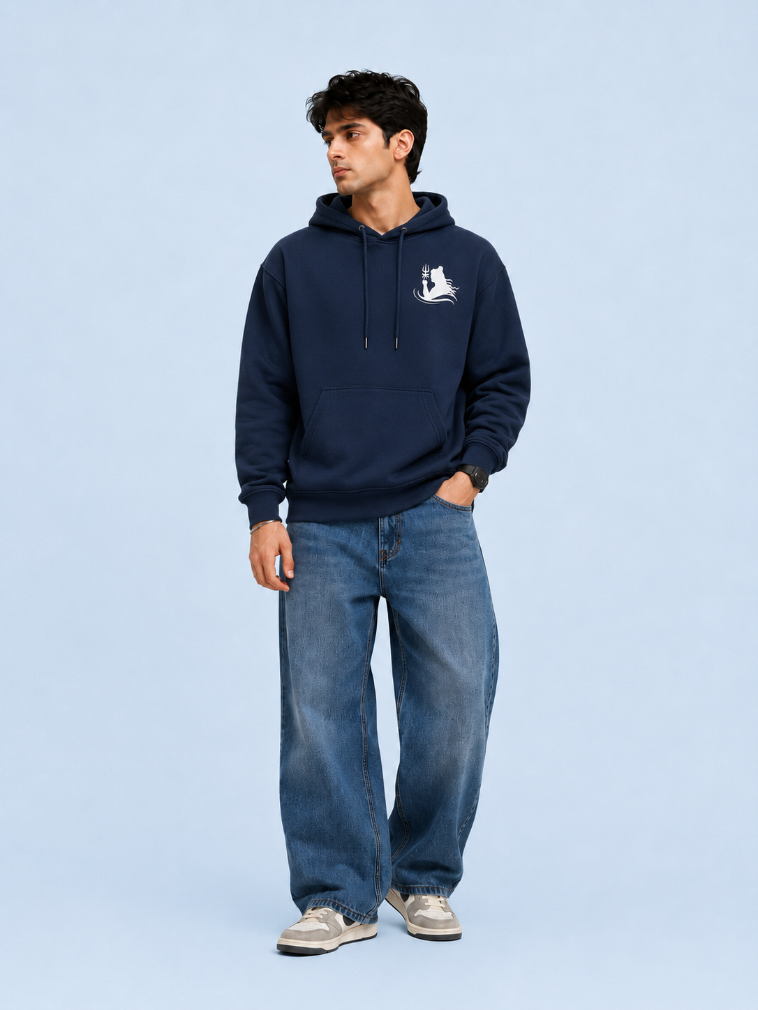 OM Navy Hoodie