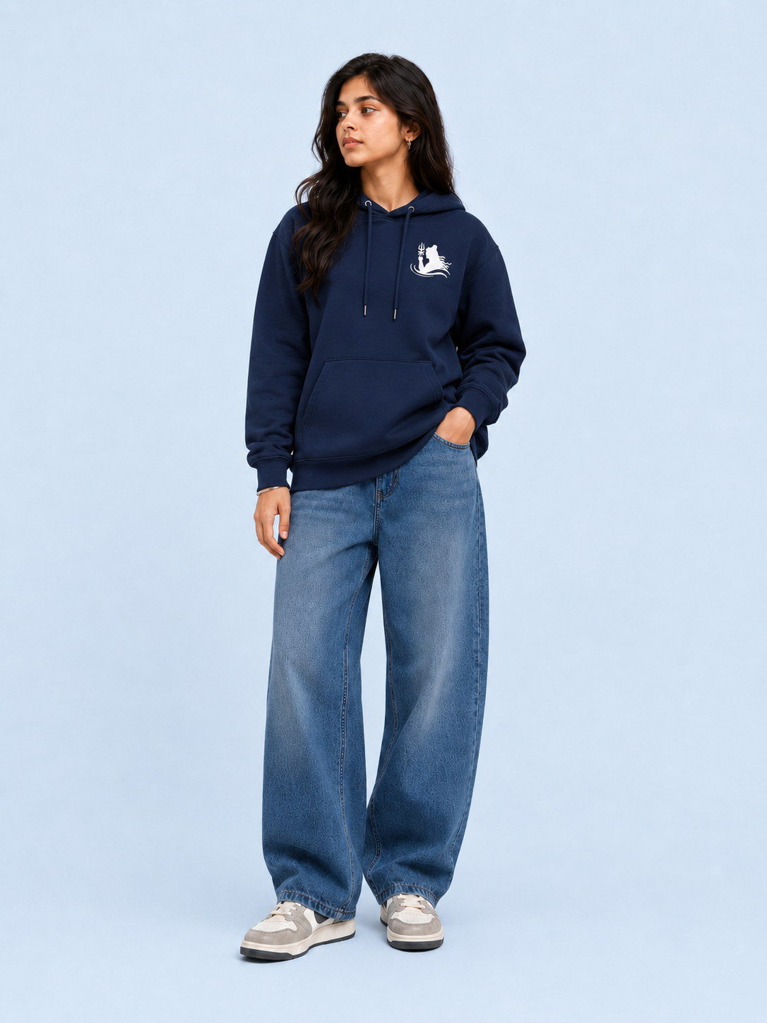 OM Navy Hoodie